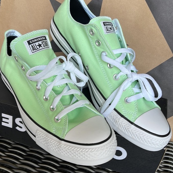 Converse CTAS OX VAPOR GREEN/WHITE/ MENS - Picture 7 of 16